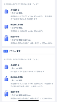 trip.comで航空券を予約したいのですが、写真のようにでてきてるということは、スーツケースを預けるのに追加料金かからないということですか？ 