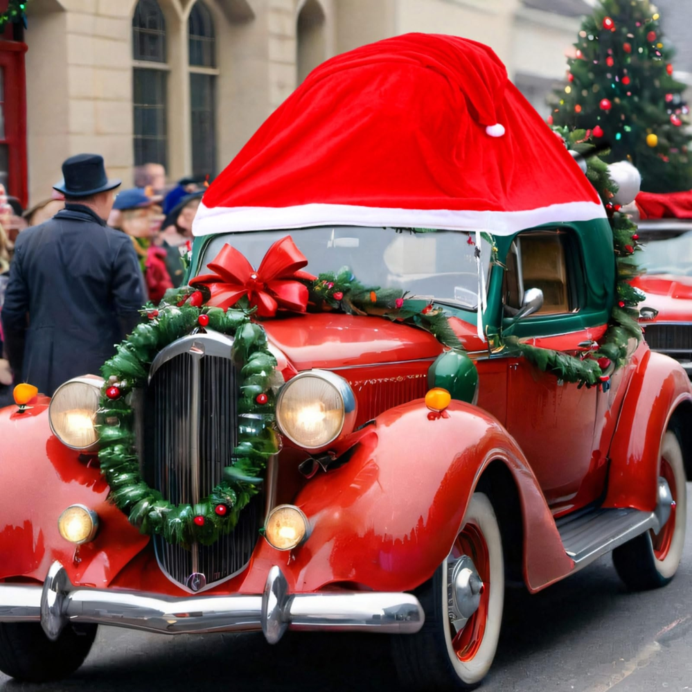 クリスマスには車にもクリスマス飾りをつけますか？