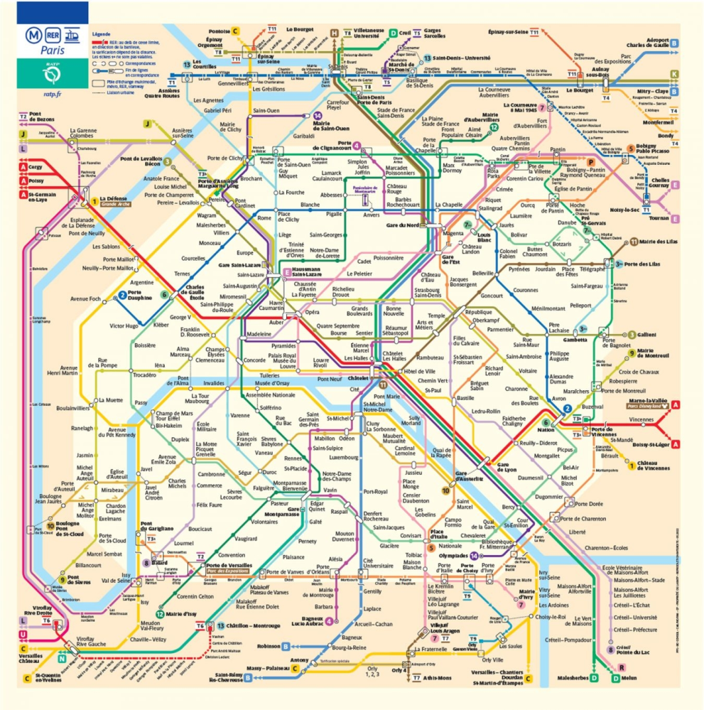 2月にパリに行きます。 地下鉄、RER、トランシリアンなどありますが調べたら距離関係なく2.5€と書いてありました。ということはこの路線図全ての駅がどこまで行っても2.5€で大丈夫ということなのでしょうか？ また初めてのパリなのでとても緊張しています。乗り換えのコツなどあればお聞きしたいです。