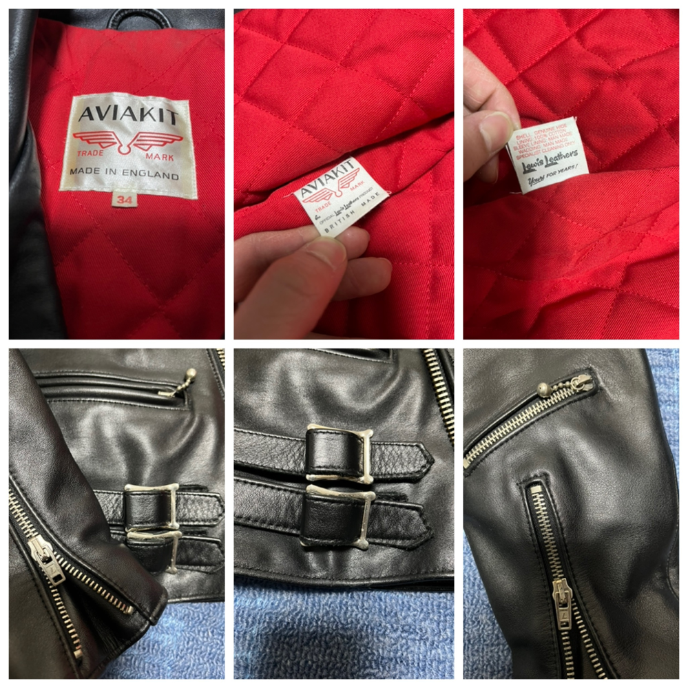 lewisleathersのライトニングタイトフィットの38を購入したのですが