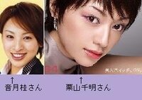 栗山千明さん 女優 と音月桂さん 宝塚雪組男役 って顔似てる って思 Yahoo 知恵袋