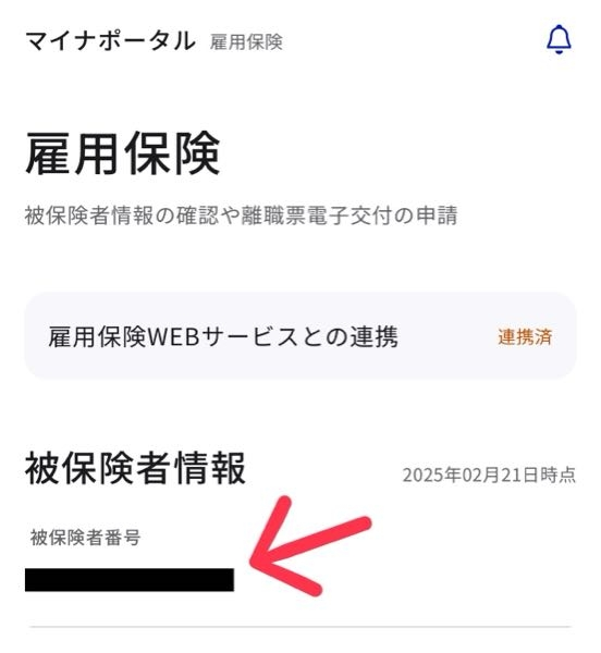 会社に提出しないといけない書類で、雇用保険被保険者番号という項目があるんですが、直ぐに分からず、調べたら「4桁＋6桁＋1桁」の全11桁の番号とのことで、マイナポータルからも確認できると見かけました！ マイナポータルの被保険者情報の確認の中の被保険者情報というところに、被保険者番号とあり11桁でしたが、間に区切りやハイフン？みたいなものはなく、11桁連番での表示でしたがそちらで間違いはないので...