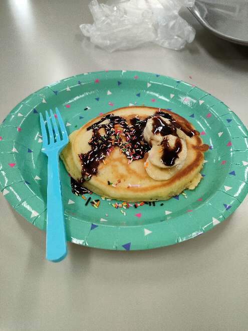 ホットケーキを作りました。 どうでしょうか？