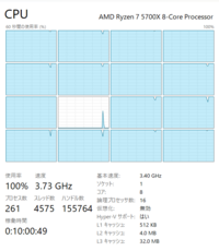 CPUの使用率について質問です。 - ryzen75700x - Yahoo!知恵袋 CPUの使用率について質問です。 - ryzen75700x - Yahoo!知恵袋