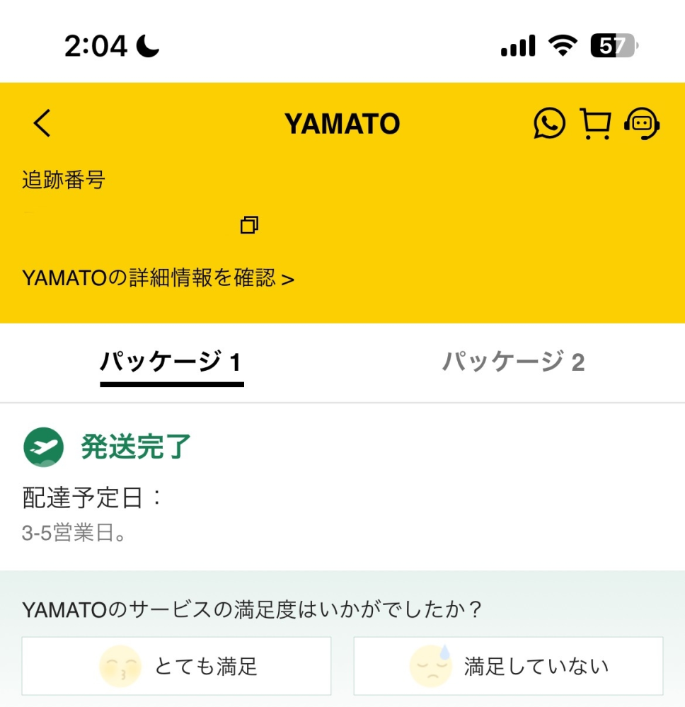 SHEINについて質問です！パッケージ1とパッケージ2ってなんですか