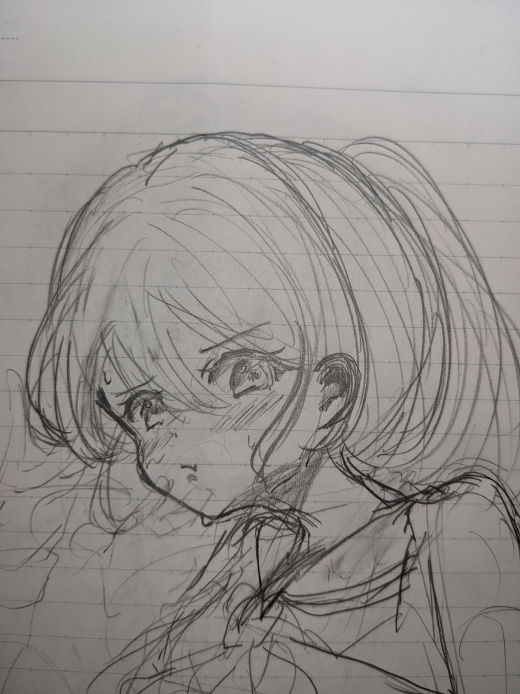 中1です。イラストを書いてみたのですが、評価よろしくお願いし