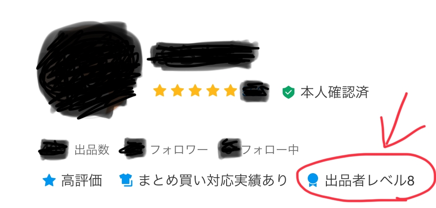 至急！】メルカリの出品者レベルって何ですか？（親友の写真お 