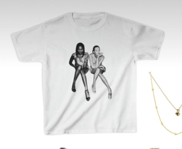 このケイト・モスとナオミ・キャンベルのTシャツってなんていう商品
