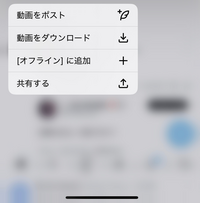Twitterの動画をダウンロードを押すとどこに保存されますか？iPhoneです 