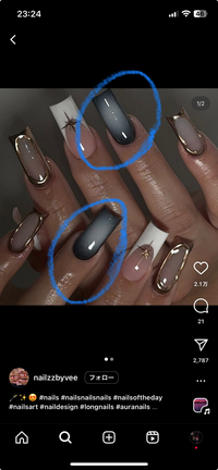 このようなネイルデザインの名前はなんでしょうか！ - Yahoo!知恵袋