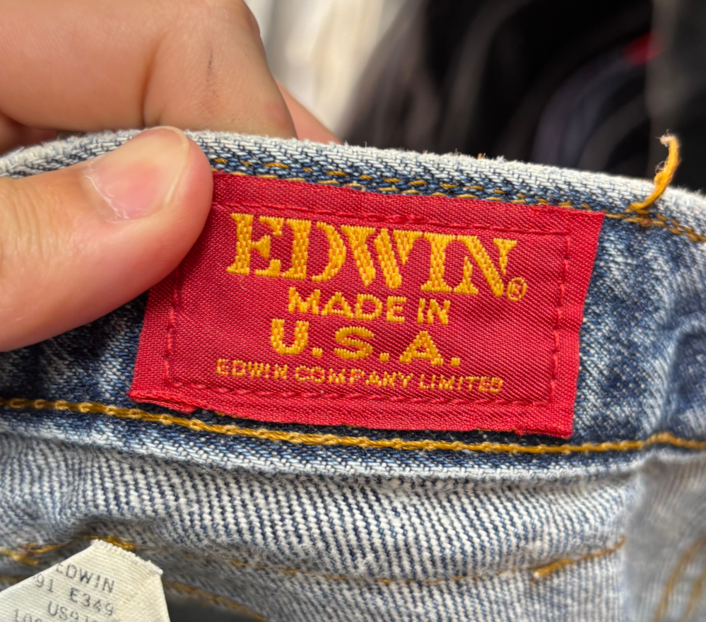 EDWINについて質問です。この前古着屋でこれを見つけて、年... - Yahoo 