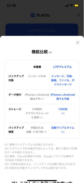 大至急！！！ LINEのバックアップでこれはLINEプレミアムに加入しないと機種変する時写真や動画などは引き継がれないということですか？ 友達に聞いたらプレミアムに加入していないにも関わらず、最近の写真だけではなく、2年前くらいの写真も引き継がれてたようです なんかもうよく分からないので知ってる方いたら教えて欲しいです