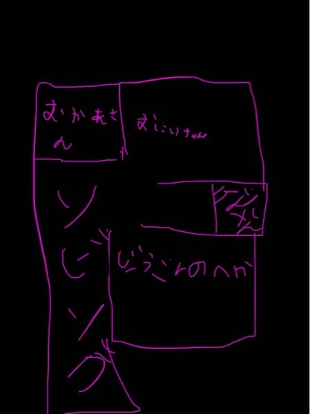 真夜中の2時ぐらいに家を出たいのですが親にバレますか？バレずに出る方法教えてくたさい部屋に窓はついていますが柵？みたいなのがついていてそこからでれません家の間取りはこんな感じです字下手ですみません