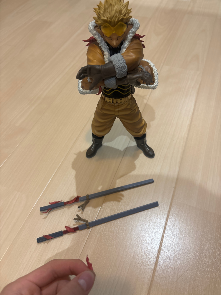 バンダイの一番くじのフィギュアの不良品交換についていくつか分から