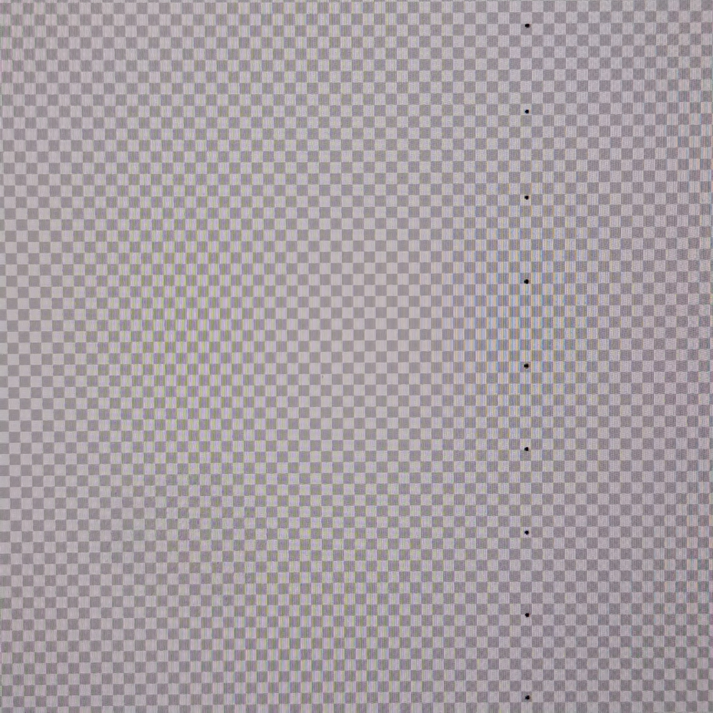 PhotoshopのPDF書式について質問です。 Photoshop初心者です。 学校の課題で出されたPDFのレポートをPhotoshopで開いたら、画像のような状態になりました。 この白と黒の方眼のようなものを無くすにはどうすればいいのでしょうか。