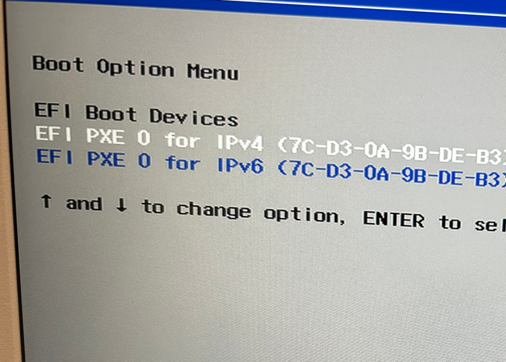 Boot Managerについて質問です 添付した画面のまま繰り返しになります。 故障かと思い修理にだしましたが、故障箇所なしで戻ってきました。 でも、また立ち上げたら同じ画面の繰り返しです・・・ どうしたら良いでしょうか？ どなたか教えていただけると幸いです。