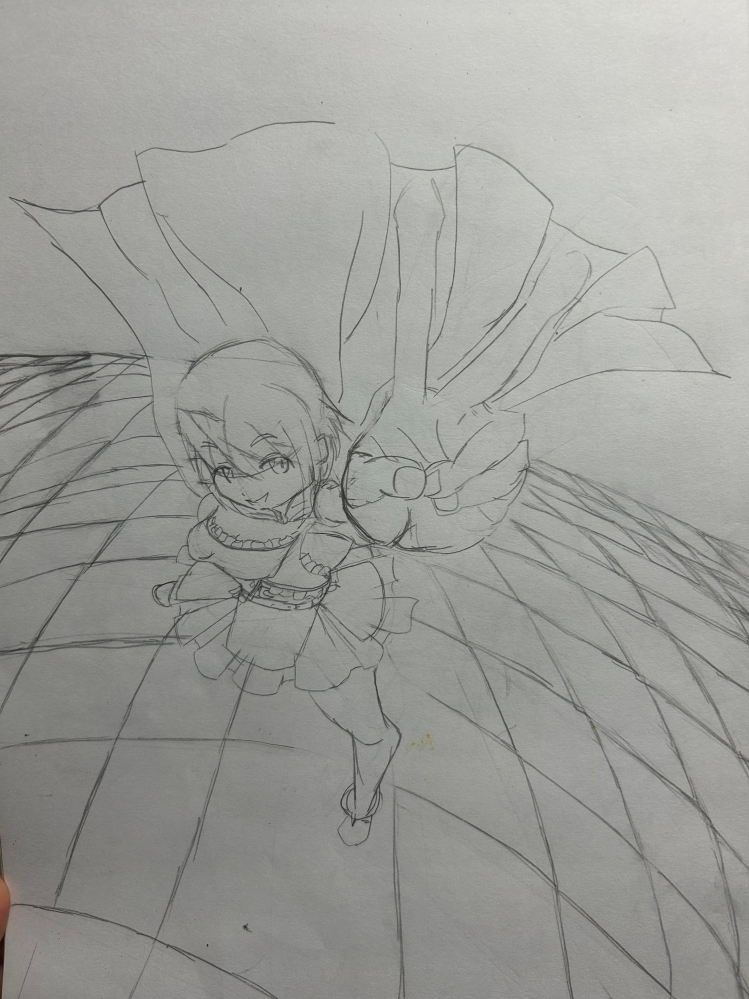 高二男子です。 この絵は上手な方ですか？ まどマギの美樹さやかを自分なりに描いてみました。