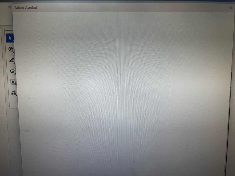 AdobeのPDFのログイン画面が白い画面のまま進みません。
先日まで普通にログイン出来ていたのですが、どうしてでしょうか？
又どうしたらログイン出来ますか？ 