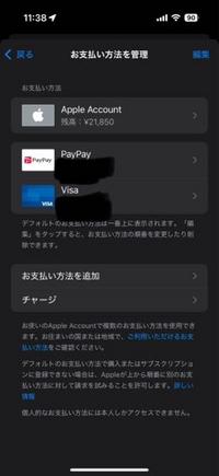 apple内課金にて4800円支払いたいのですが、その支払い