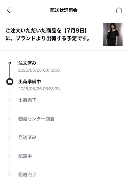 7〜12日以内発送 至急お願いします。ネットショッピングで服の概要
