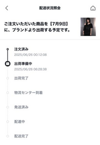 新品 至急お願いします。ネットショッピングで服の概要欄には配送が6 アクセサリー