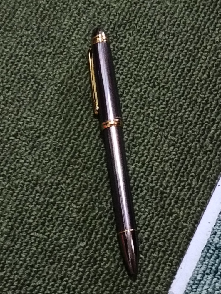 野原工芸のボールペンに固定式口金をつけて内部機構を変えたら