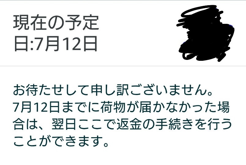 至急お願いします。今日の9時半ごろにAmazonで当日お急ぎ便を