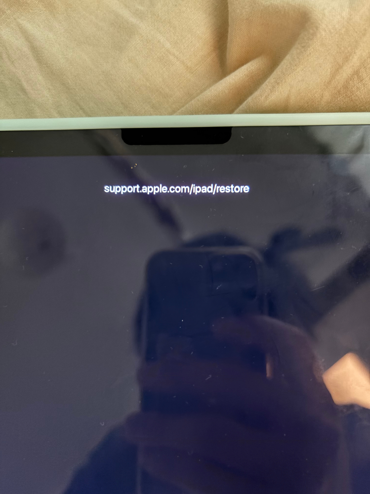 iPadがなぜかリカバリーモードになってしまいました。どうやったら解除 