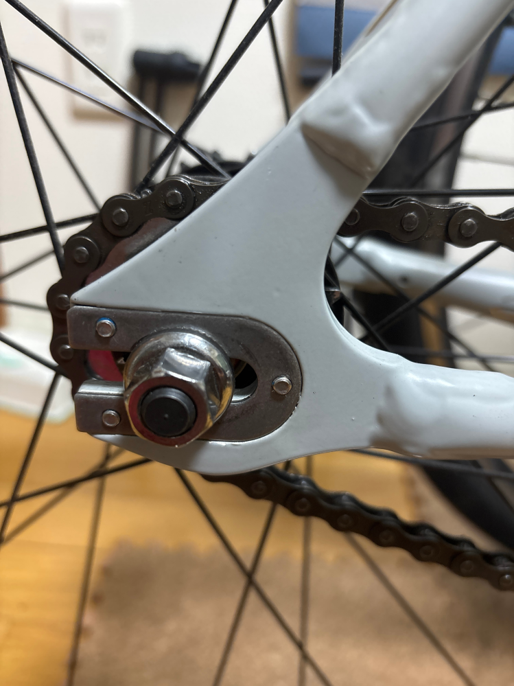 ピストバイクのチェーンについて質問ですチェーンリングのサイズ