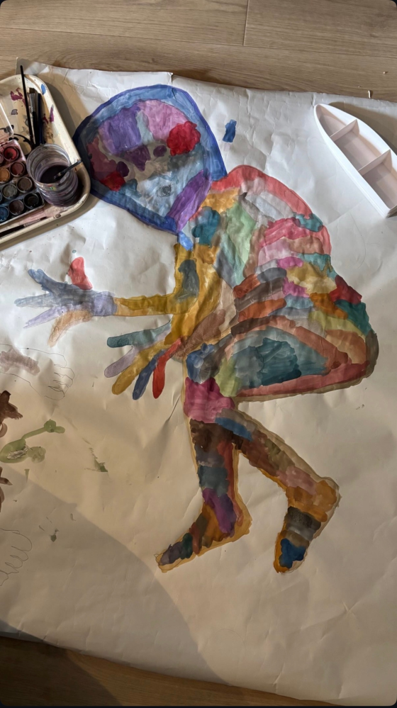 4歳の子供が描いた絵です。天才だと思う反面、精神疾患を持つ方がの人