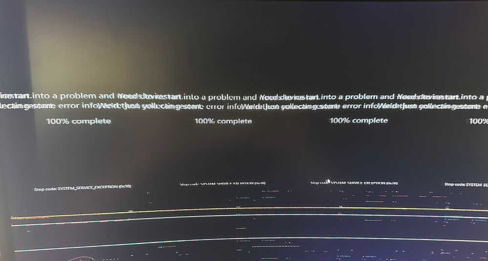 ミニPCが一昨日から電源を付けるとすぐにこの状態なってしまい