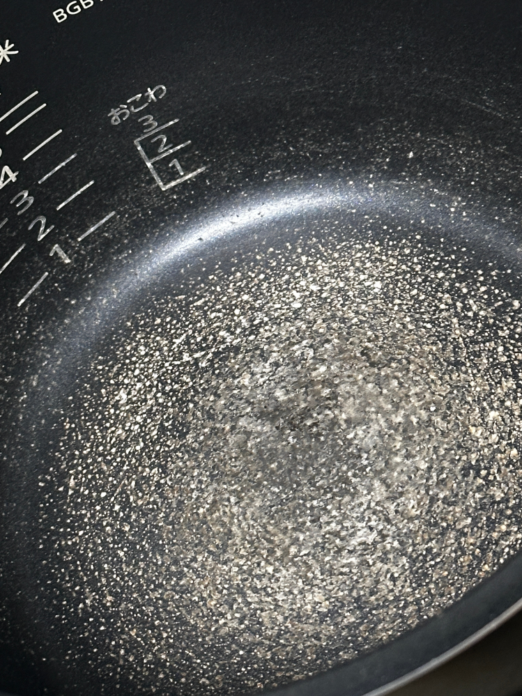 炊飯器、カビか傷か、これはもう取れないでしょうか？できれば