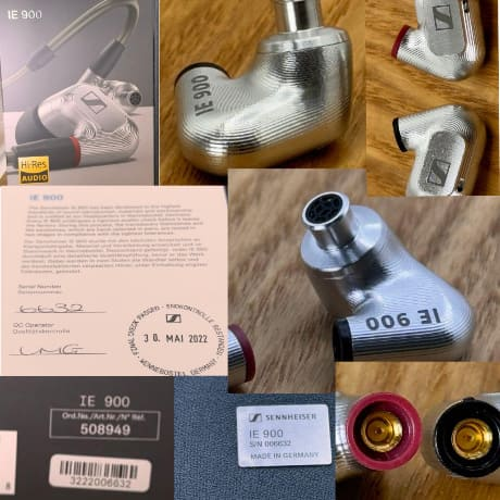 ゼンハイザーSENNHEISERIE900イヤホンの本物偽物について画 - Yahoo