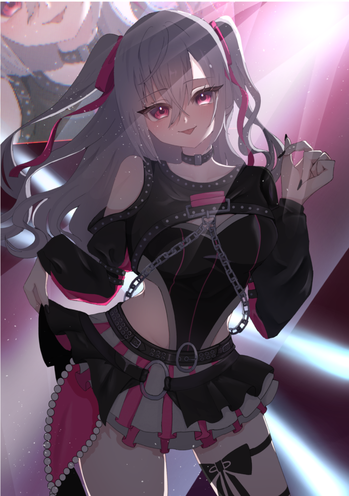 至急アドバイスください！響咲リオナちゃん描きました！ライブ感が