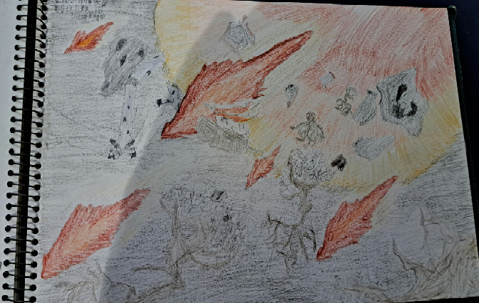 自分が中学生の時に書いた絵なのですが上手ですか？絵は未経験です