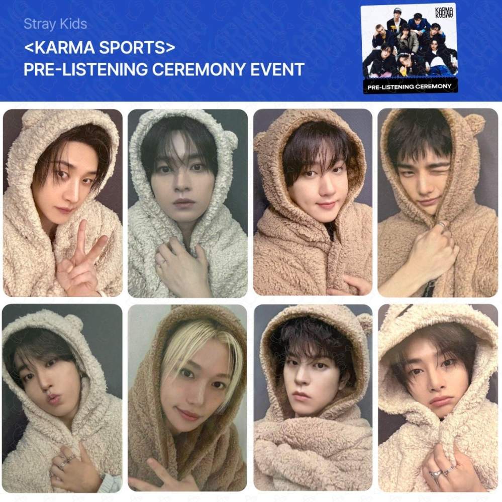 KARMA リスニング イベント特典トレカ　コンプ StrayKidsのトレカについて - KARMAのリスニングパーティ - Yahoo