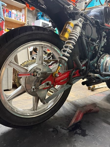gsx400eザリのリアブレーキをディスク化したいのですが、gsx40