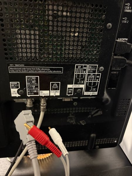 至急Wiiをテレビに繋げたいです！この状態なんですがどこにど 