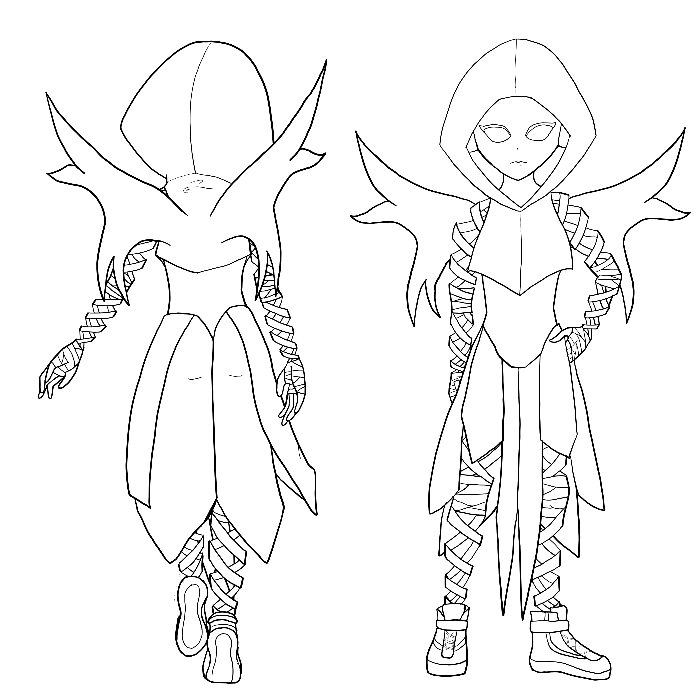 Blenderのスクリューについて質問です。 スクリューにボーンを2つ入れてみたのですが、子にあたるボーンにスクリューがついて行きません。 スクリューにはボーンを入れて動かすことはできないのでしょうか? また、2重螺旋にボーンを通し腕や脚のように動かすにはどうすれば良いのでしょうか? 画像のキャラを3Dモデルにするにあたり腕や脚の螺旋部分にボーンが付いていかずに困っています。