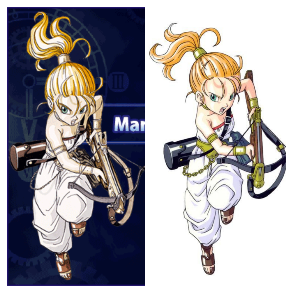 クロノトリガー キャラクター設定画 3枚 クロノトリガー キャラクター