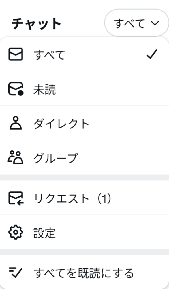 XのDMで、メッセージリクエストを承諾しますか。と表示されて