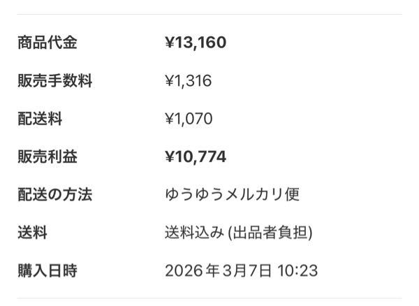 メルカリの手数料についてよくメルカリ手数料は10%っていうけど、10
