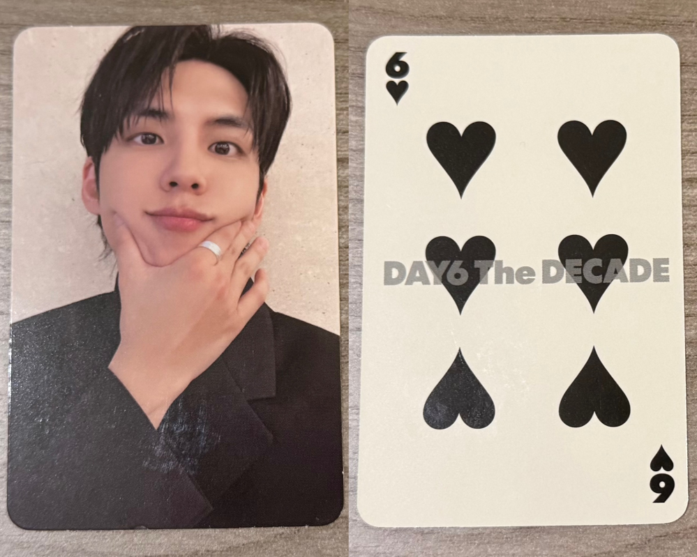 DAY6トレカについて質問です。画像のウォンピルのトレカは何