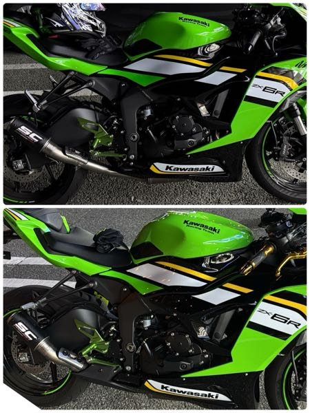 お礼500枚バイクのマフラーについて今zx6r現行型のってい - Yahoo
