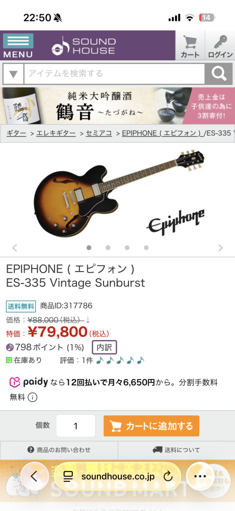 クリープハイプの尾崎世界観の使用ギターについて質問です