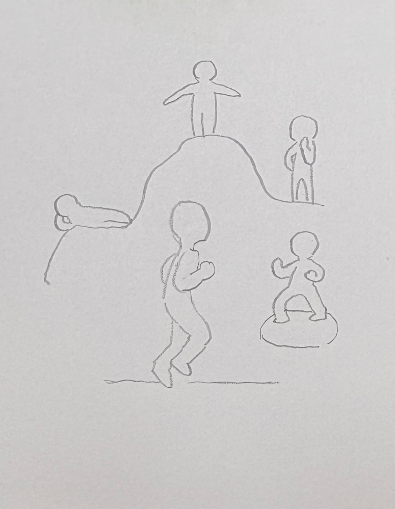 ある画像を探しています。 少年漫画の主人公が四天王に挑むような構図の男子高校生か中学生ぐらいの子達の写真です。 もう一度見たくて、わりとネットで有名だと思うのですが見つからないのでもし画像をお持ちの方がいれば貼っていただきたいです。 こういう写真だった、という記憶を元に拙いですが絵を添付しますのでどうぞよろしくお願いします！！
