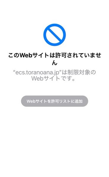 初めまして。私のスマホには安心フィルターがかかっているのです