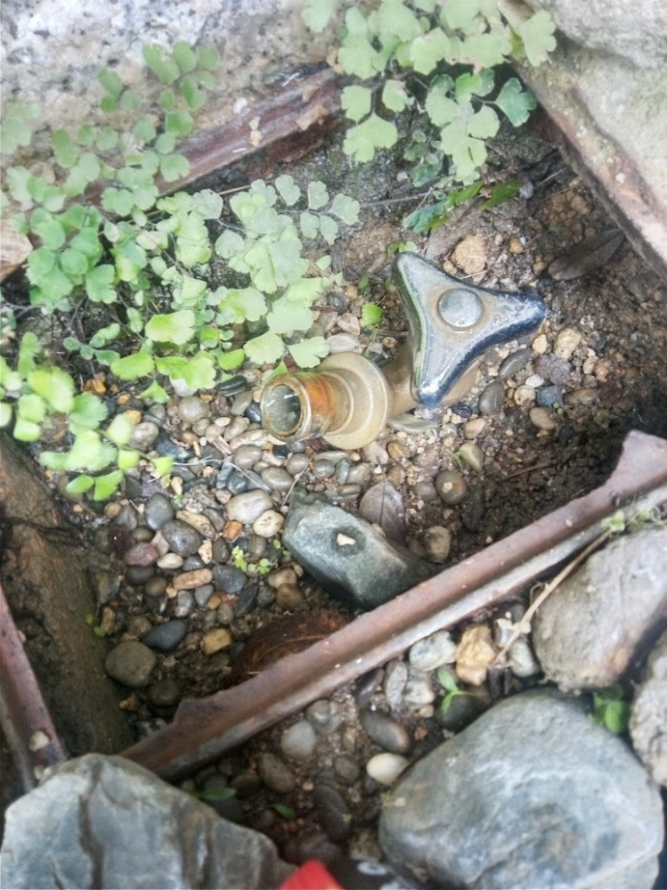 自宅の散水栓なのですが特殊な形状で ホースアダプタ排水溝のような形状です ネジ溝はないです この散水栓のタイプに一般的な水を撒くホースをつなげる場合 どうすればよいですか？ 蛇口先端は20㎜あります。