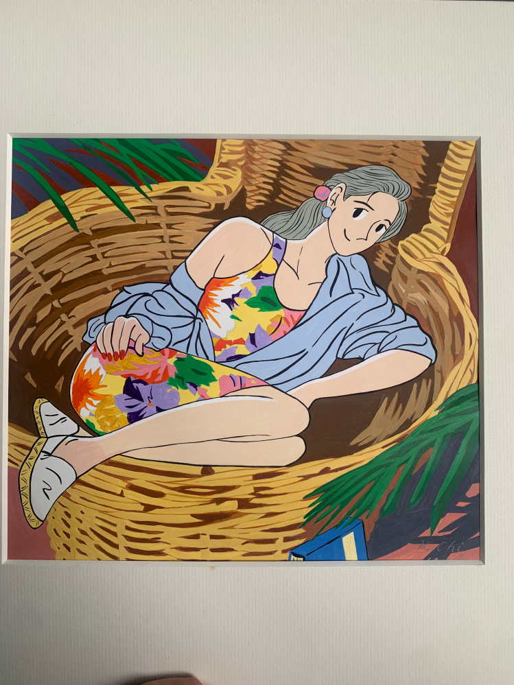 こちらの絵画は誰の作品かわかる方お願い致します。右下にK.O.