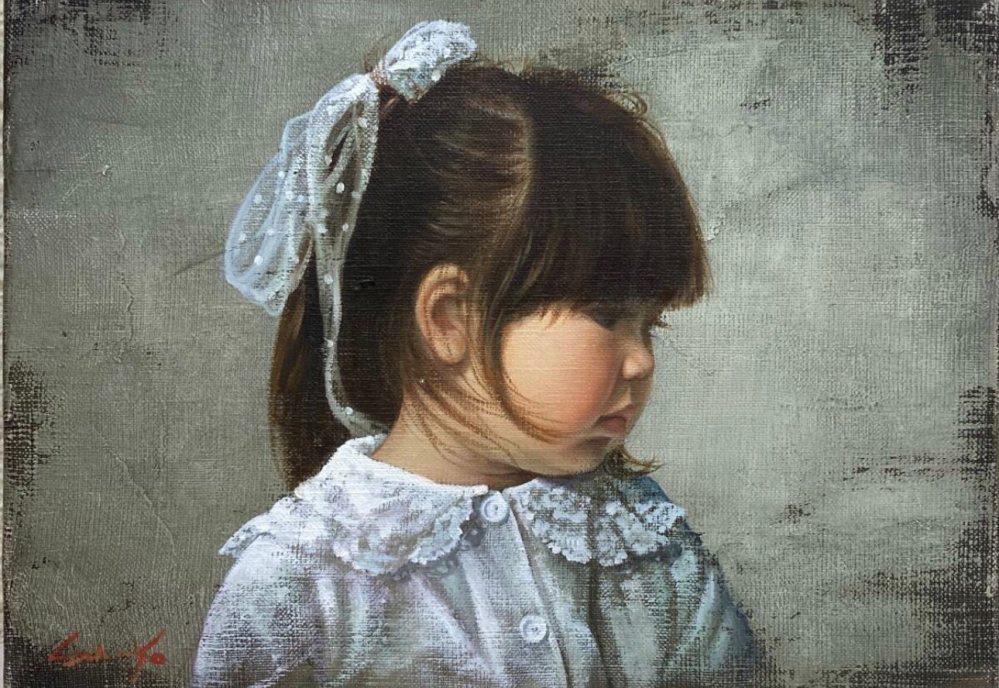 油絵・藤岡心象先生の人物画 藤岡心象先生が好きで絵画を5枚ほど所蔵しております。 - 今